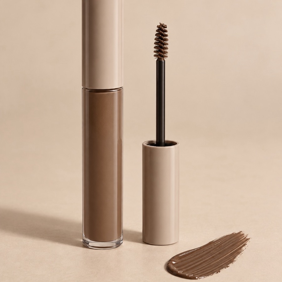 Brow tint gel with spoolie
